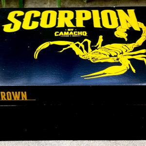 Camacho Scorpion Empty Cigar Box - Black