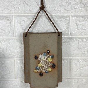 Pottery Wall Pocket, Wall Vase, Gallery  Wildflower Wall Pocket, Studio Pottery, Air Plant Container, 1970&#39;s Boho Pottery, Cottagecore Decor