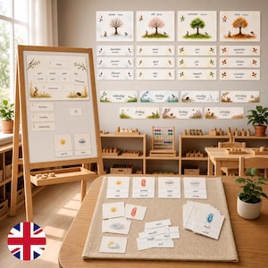 Complete Montessori-kalenderbundel | Inclusief basis- en aanvullend pakket | Printbaar PDF-bestand | Engels