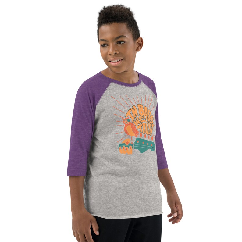 In Bass We Trust Perfect baseball shirt for Future Musicians, Bassists, Jazz Bass, Music Teacher, Students, Woodstock, Owl, Fender Bass