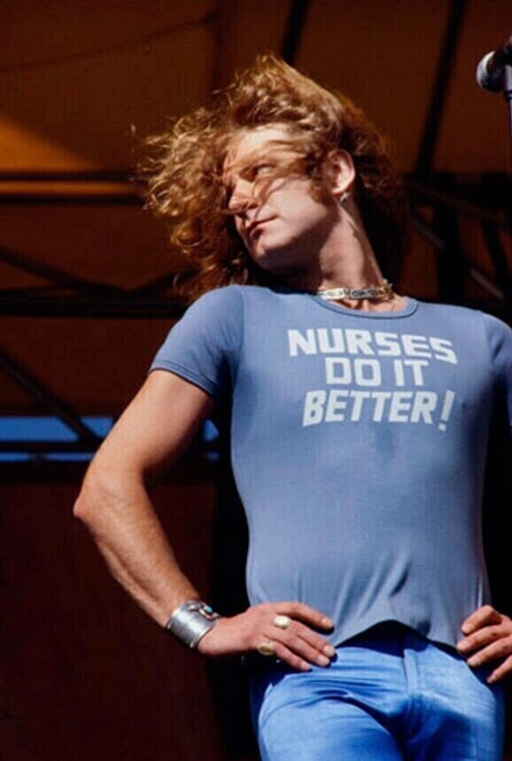 robert plant nurse shirt