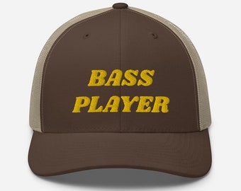 Bass Player Trucker Cap