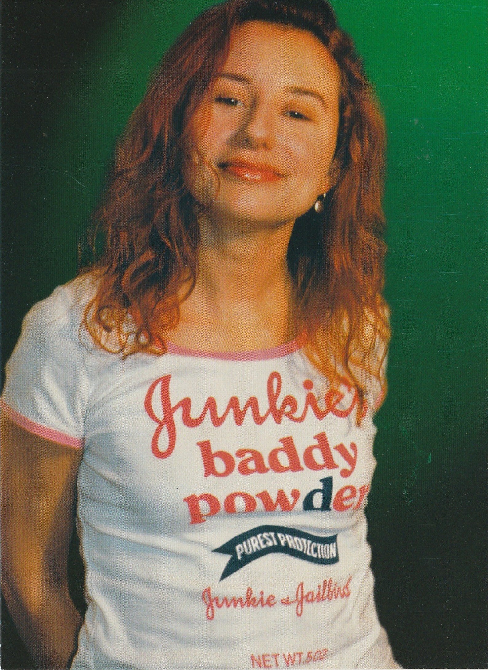 Junkies Baddy Powder Retro Tori Amos 3/4 Sleeve Raglan Shirt