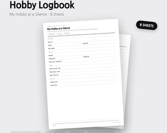 Diário de Atividades | Sessões ¬∑ Equipamento ¬∑ Custo ¬∑ Melhores Marcas Pessoais | Minimalista | 8 Páginas | A4, Carta, A5 | Download Instantâneo