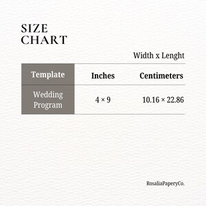Modelo de programa de casamento para download digital, acesso instantâneo, design Canva, cartão de programa, cerimônia, guia de serviço imprimível, livreto de pedidos. imagem 7