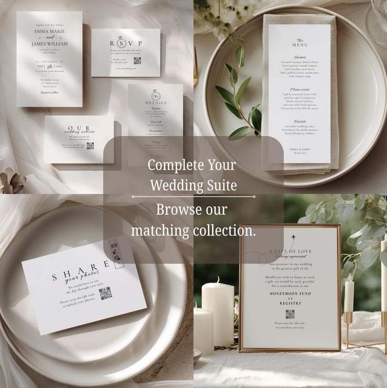 Modelo de programa de casamento para download digital, acesso instantâneo, design Canva, cartão de programa, cerimônia, guia de serviço imprimível, livreto de pedidos. imagem 8