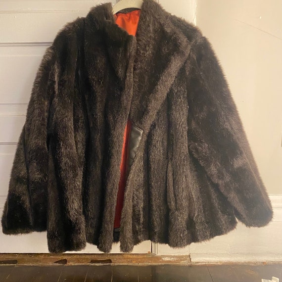 Vintage 1970’s Faux Fur Coat - image 1