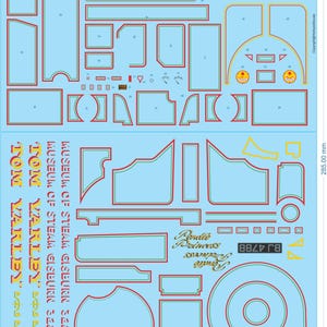 PENDLE PRINCESS' Train Decal - 1/16 - Water Decal - Waterslide, 1/16