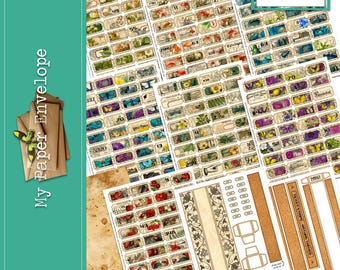 DK44 Nature Themed Strip Tickets