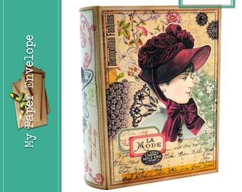 DK37 Antique Fashion Mini Book
