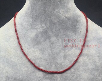 small coral necklace designs