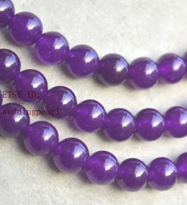 Dark Purple Jade Necklacewedding Necklace Jade Necklace 3 Etsy