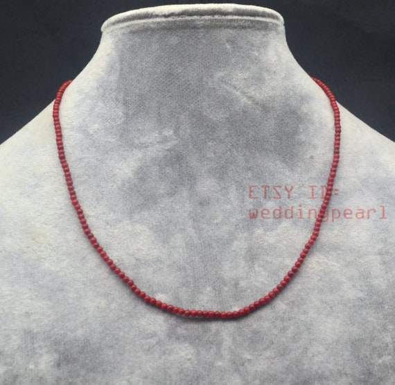 Red Coral Beads  Beads After Beads