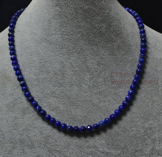 Lapis Lazuli Chip Mala / Necklace