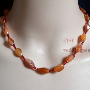 natural agate necklace, onyx stone necklace, statement necklace, women necklace