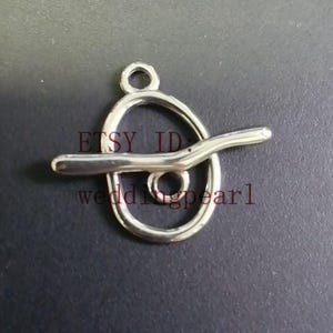 Hand Knotted Clear Quartz Bead Necklace, Stainless Steel Clasp image 4