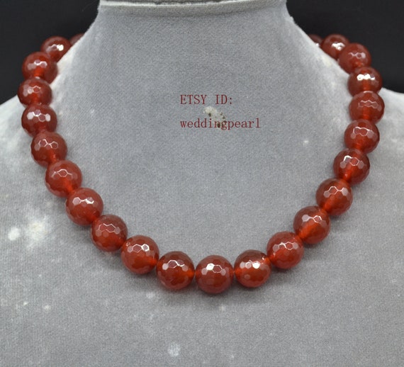 Moonstone and Red Agate Necklace on 18 in chain – wildwitcheryco