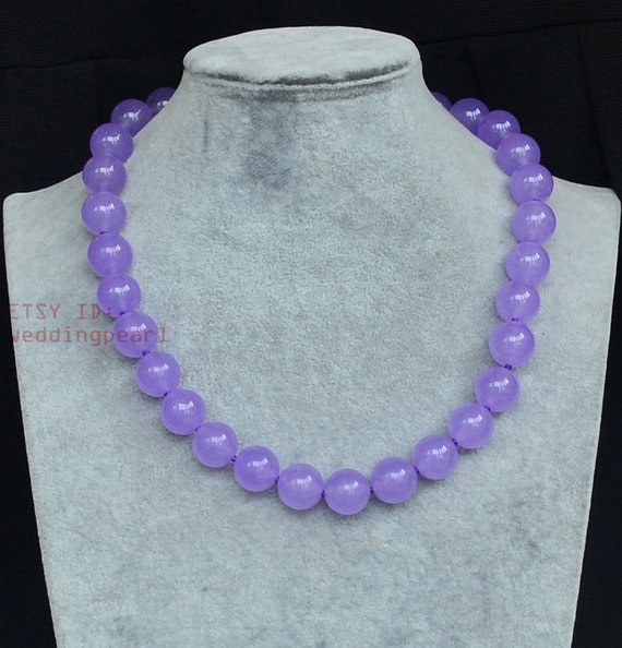 3 Layer Purple Beads Victorian Diamond Haram - Suvitamara