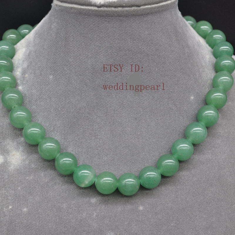 Green Stone Necklace Etsy — free download