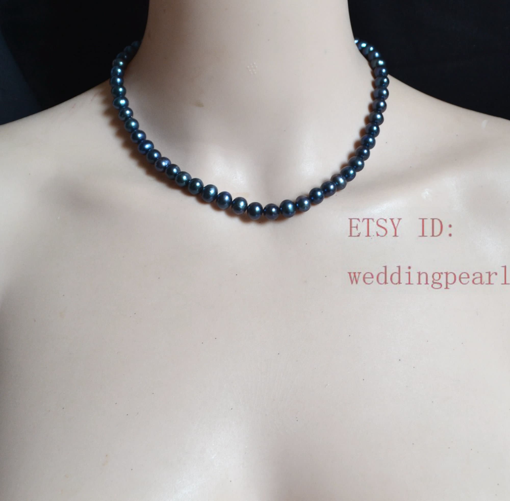 【NIRO】RUGBY BOY PEARL NECKLACE BLACK #85 V-182985503_0_400.jpg?pristine