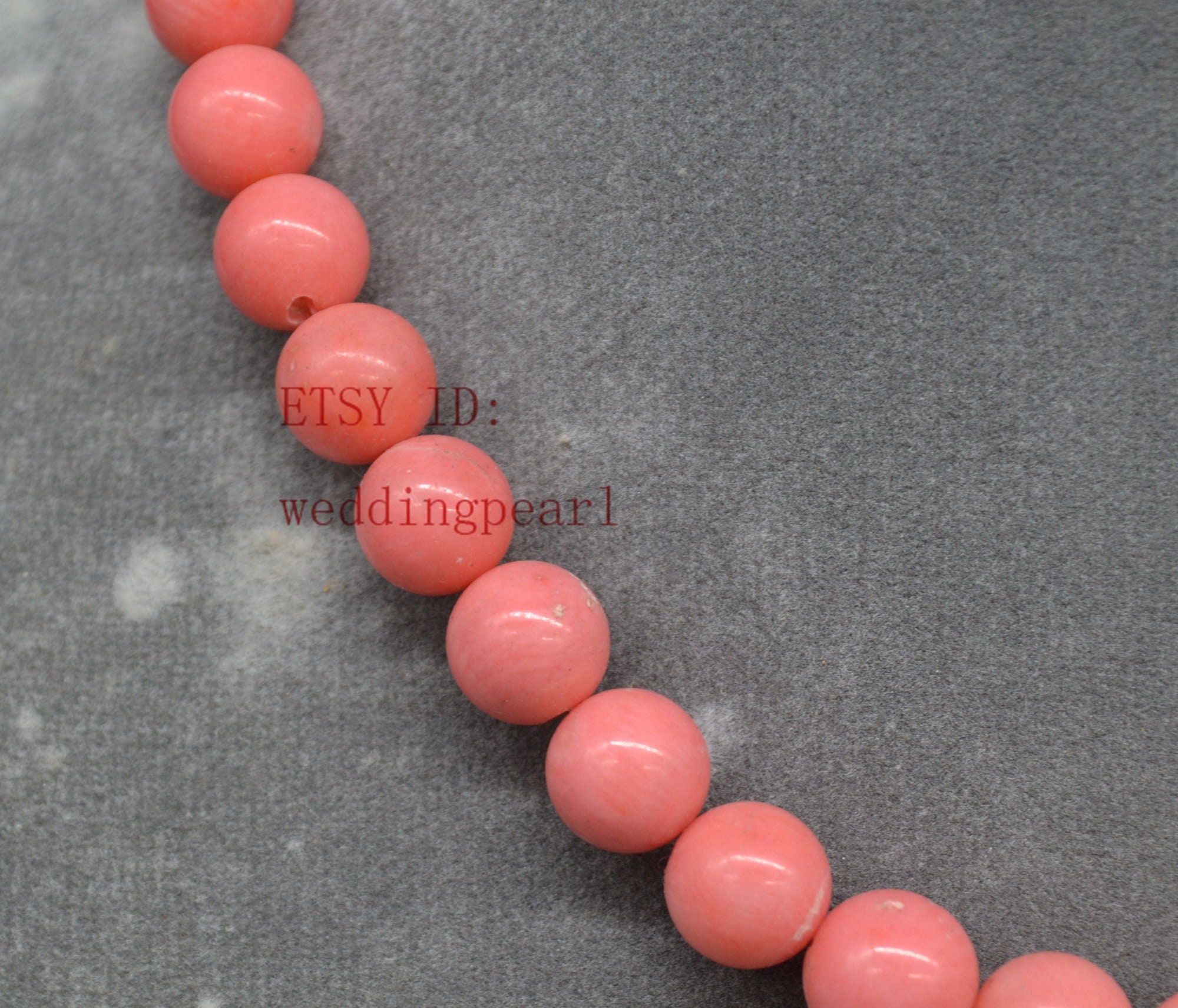 Pink Coral Pearl Beaded Necklace - Small – Dames a la Mode