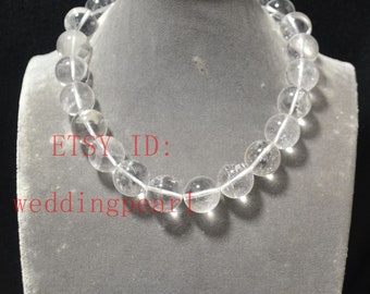 ネックレス・ペンダント Numbering Clear Quartz Bubble Necklace #7801 5BNY855 All Initial Bubble Letter 