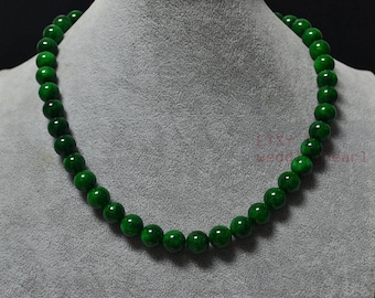 Collana In Metallo Anallergico Con Giada Colorata - Gioielli - Coll - Foto 3