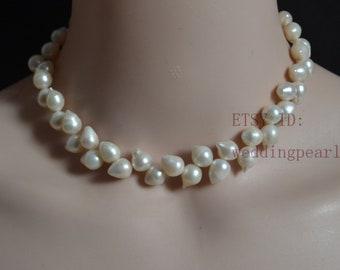 fringe shape necklace, genuine pearl necklaces, choker necklace,drop pearl necklace,real ivory freshwater pearl necklaces,statement necklace