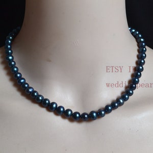 【NIRO】RUGBY BOY PEARL NECKLACE BLACK #85 Men's Black Freshwater Cultured Pearl Necklace Sterling