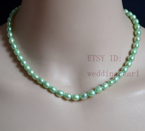 Green pearl pendant sale