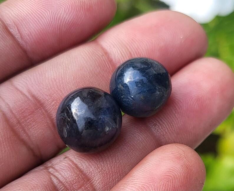 Natural Blue Sapphire Sphere, Healing Crystal (53 Carats) - Etsy