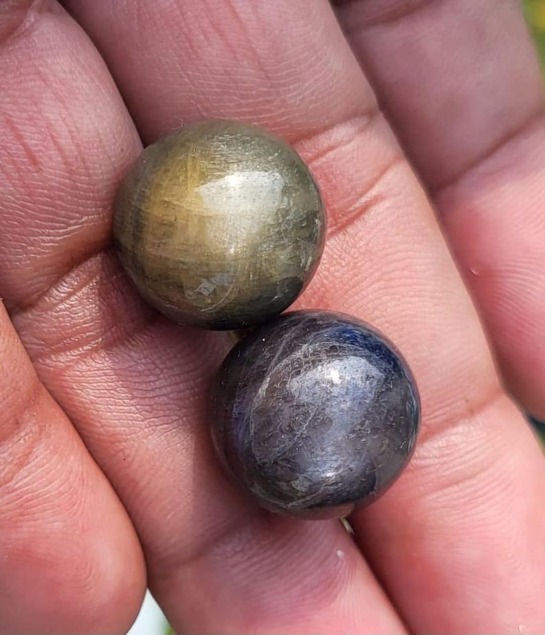 Natural Blue Sapphire Sphere, Healing Crystal (16mm, 85 Carats) - Etsy