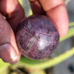 Natural Ruby Sphere-Ruby Gemstone Ball-Healing Sphere-Unique Crystal Gift-Decor 503cts