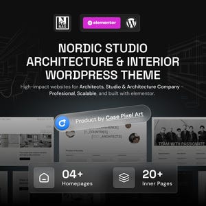 Architecture WordPress Theme for Architects Interior Designers Construction Companies | Nordic