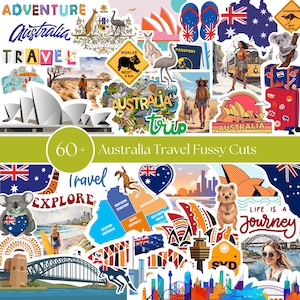 Plus de 60 documents éphémères australiens pour la coupe difficile - Images de coupe difficile | Junk Journal Ephemera, carnets de voyage australiens et pack éphémères de scrapbooking