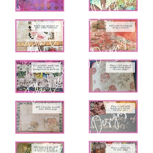A4 Mixed Media 50 Prompt Cards- Fun Way to Keep Your Art Projects on ...