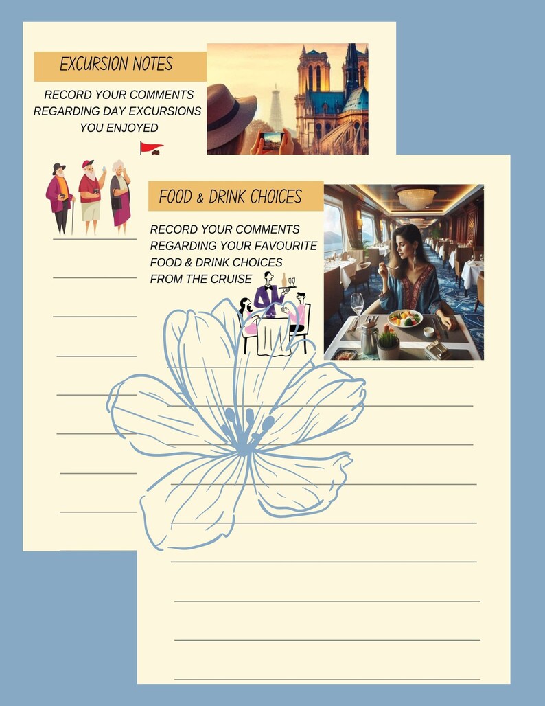 Build a Travel Journal the Cruise Set Travel Journal Pack Journaling ...