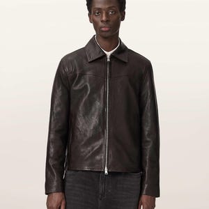 Giacca da motociclista in pelle Tune