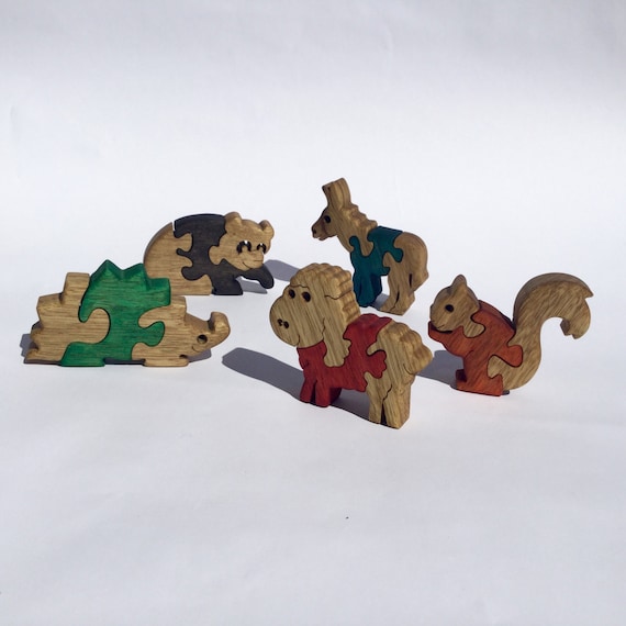 squirrel wooden toys