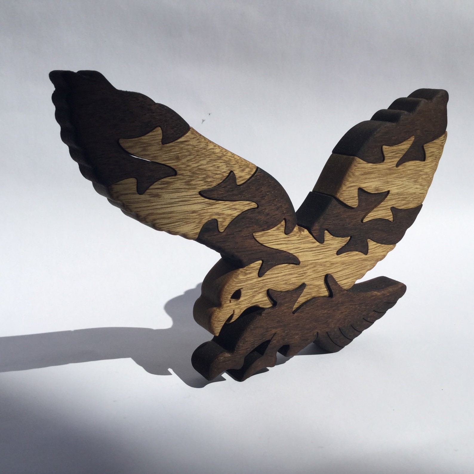 Wooden Eagle Puzzle Wooden Puzzle for Children & Adults. Etsy