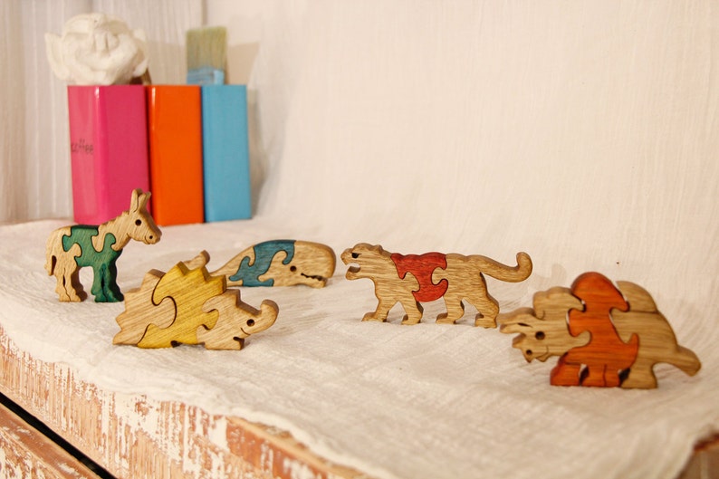 baby wooden animals