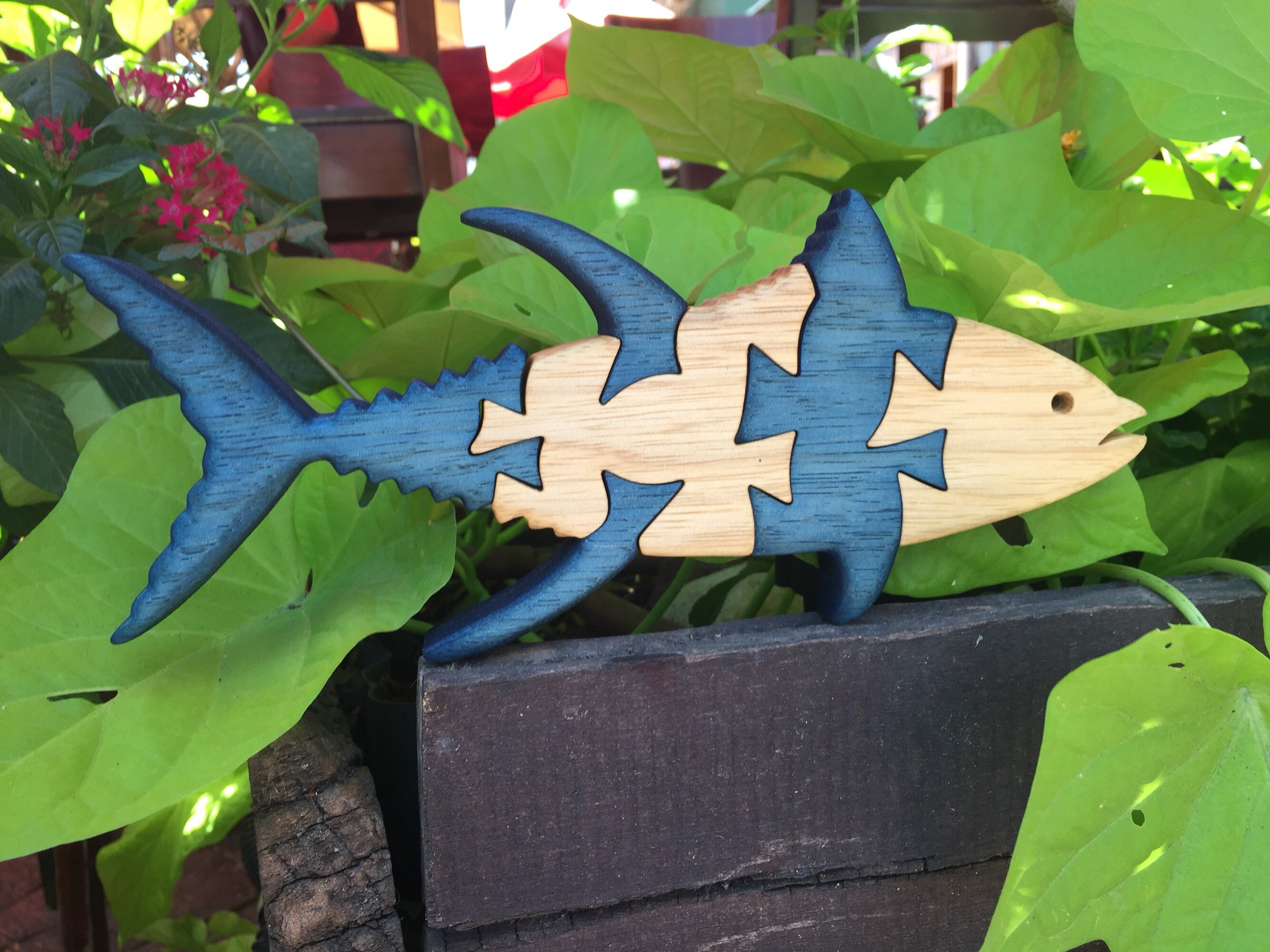 Wooden fish puzzle Yellowfin tuna. Etsy Wooden fish puzzle Yellowfin tuna. Etsy