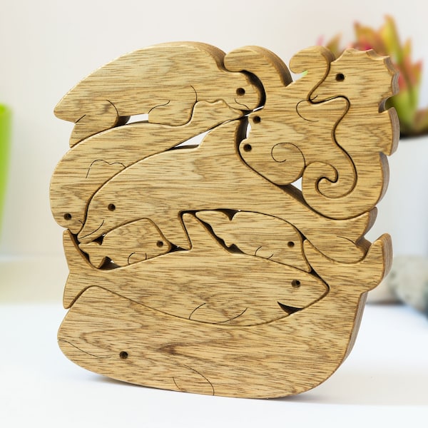 Scroll Saw Puzzle Etsy