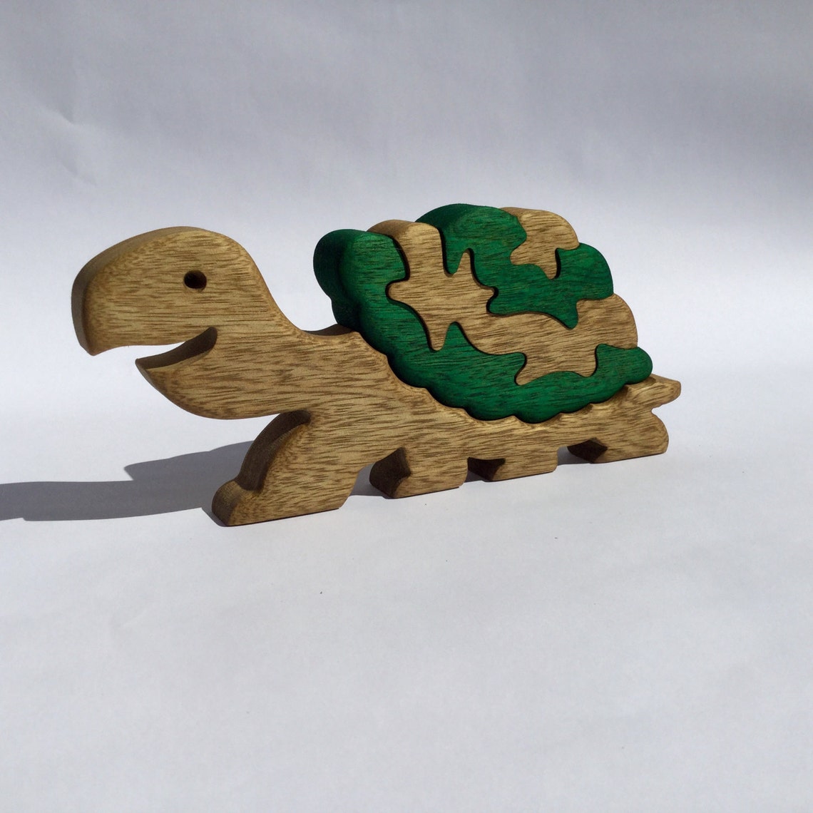 Wooden toy Wooden puzzle Turtle puzzle Jigsaw puzzle Etsy
