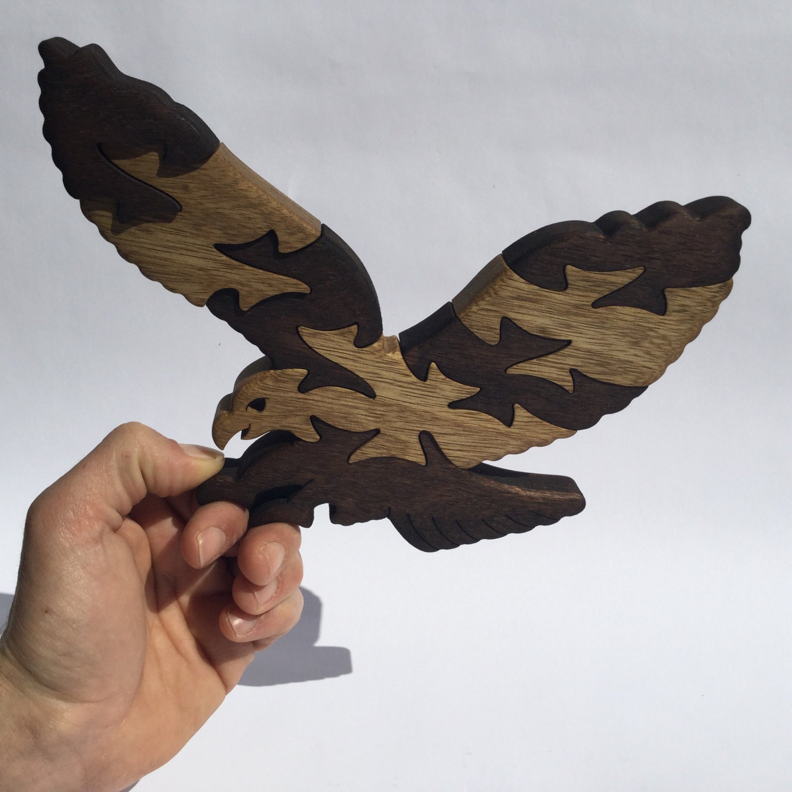 Wooden Eagle Puzzle Wooden Puzzle for Children & Adults. Etsy