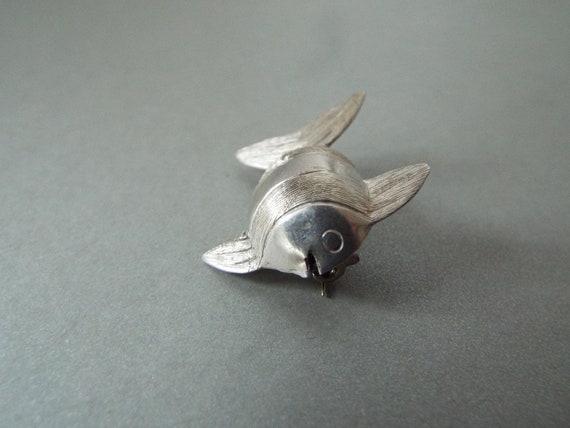 Mexican Taxco  sterling silver tropical fish pin … - image 4