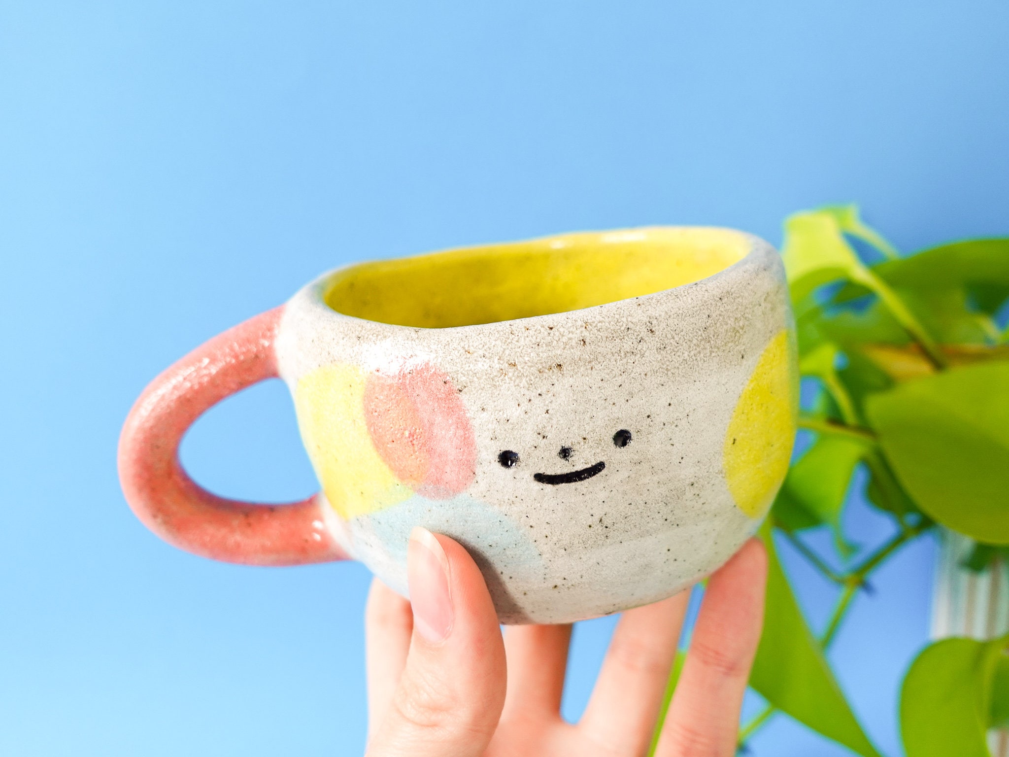 Handmade Ceramic Cute but Nerd Mug 