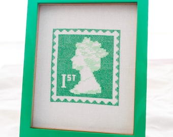 Her Majesty Cross Stitch - Queen Elizabeth Cross Stitch - Queen Cross Stitch - Digital Cross Stitch Pattern