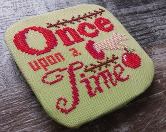 Once Upon a Time Cross Stitch Pattern - Fairy Tale Cross Stitch - Modern Cross Stitch Pattern - Digital Cross Stitch Pattern - Poison Apple
