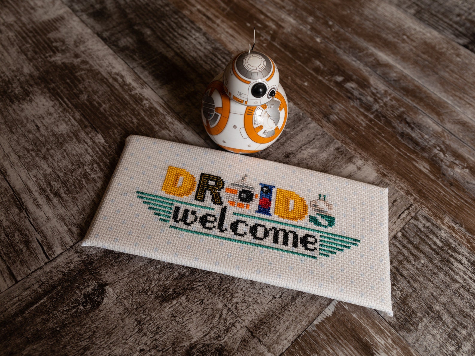 Droids Cross Stitch Pattern - Welcome Cross Stitch - Modern Cross ...